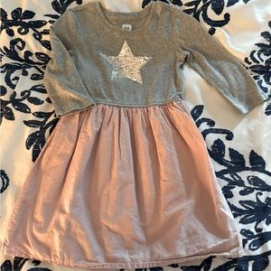 Girls Gap Kids Flippy Sequin Mix-Media Dress Size S